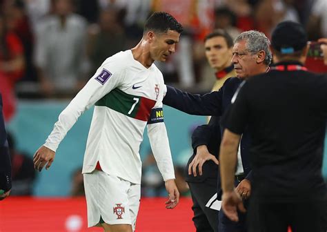 Cristiano Ronaldo Cadangan Portugal Kalah Fernando Santos Menyesal