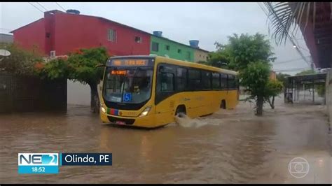 Vídeo Chuva Causa Alagamentos No Grande Recife E Zona Da Mata De Pe