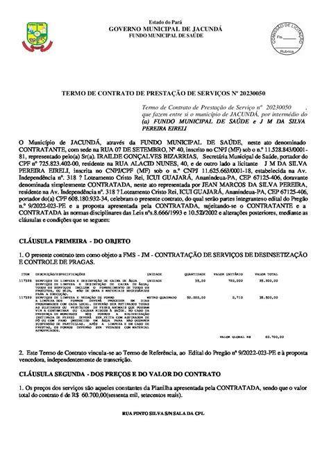 Contrato20230050 Fms Jm Ass Prefeitura Municipal De Jacundá