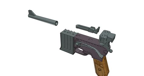 Stl File Bioshock Infinite Pistol 🔫・model To Download And 3d Print・cults