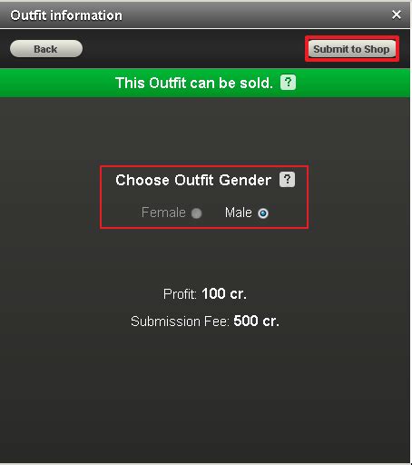 How Do I Sell Outfits In Imvus Catalog