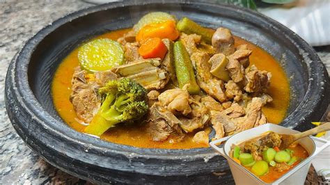 The Authentic Goat Meat Light Soup And Fufu How To Prepare Fufu