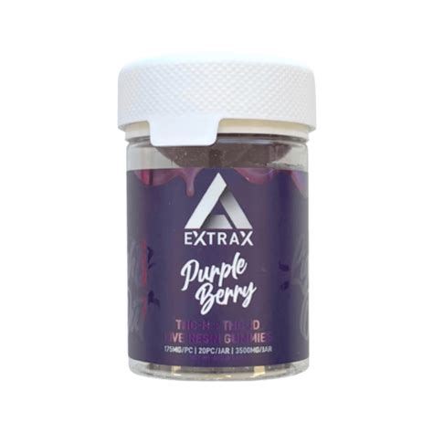 Delta Extrax Lights Out Thc H Thc Jd Live Resin Gummies 3500mg
