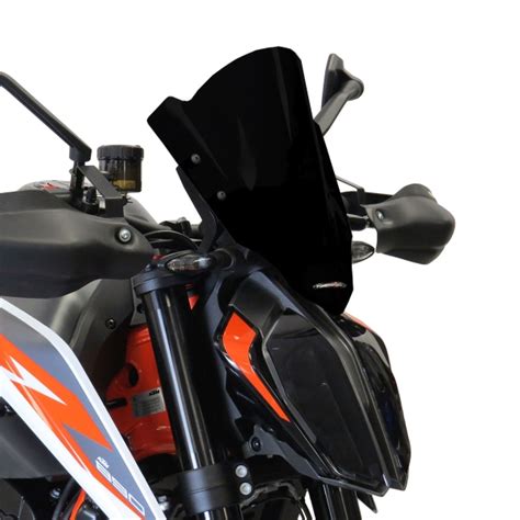 Powerbronze High Naked Solid Black Screen Ktm Duke GP
