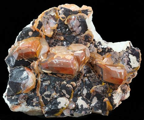 46 Hematite And Calcite Crystal Cluster China 50155 For Sale