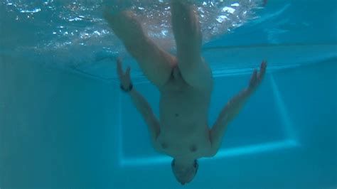 Swimming Nude In Pool Underwater Thisvid