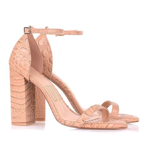 aproveitamento outono inverno Sandália Salto Alto Sandália Salto Alto Nude L A