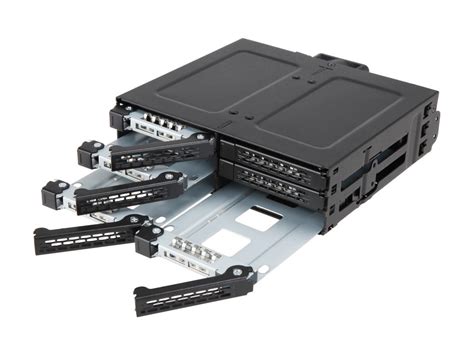 Icy Dock MB608SP B Rugged Full Metal 6 Bay 2 5 SATA HDD SSD