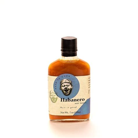 Amazon Pain Is Good Habanero Hot Sauce Oz Bottle Made In USA All Natural