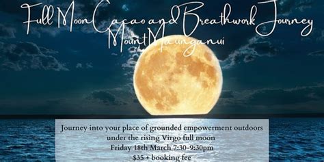 Full Moon Cacao And Breathwork Journey Mount Maunganui Humanitix