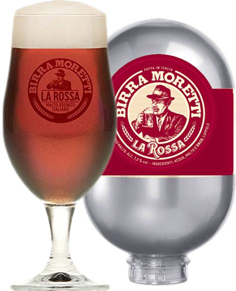 Birra Moretti La Rossa Doppelbock Rossa Lt 8 X 1 Fusto Blade