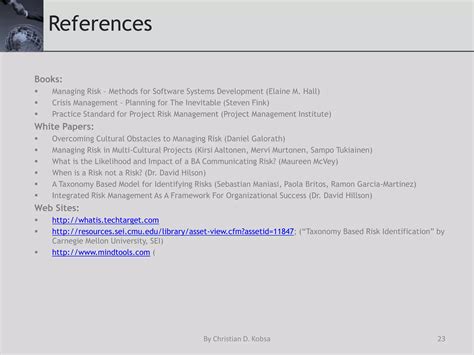 Risk management in business analysis the great differentiator | PPTX