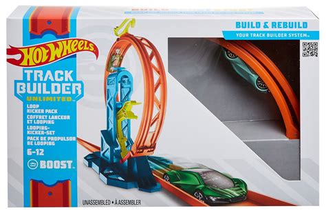 Hot Wheels Track Builder Pętla z przyspieszeniem GLC90 Tor niskie ceny i opinie w Media Expert