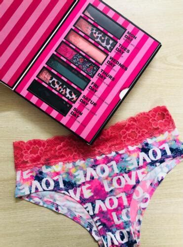 Victorias Secret Bikinis Breifs Pack Lace Trim Briefs Sexy Lingerie Knickers EBay