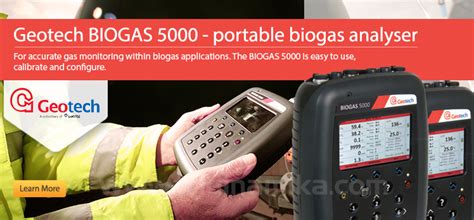 Geotech Biogas 5000 Portable Biogas Analyser