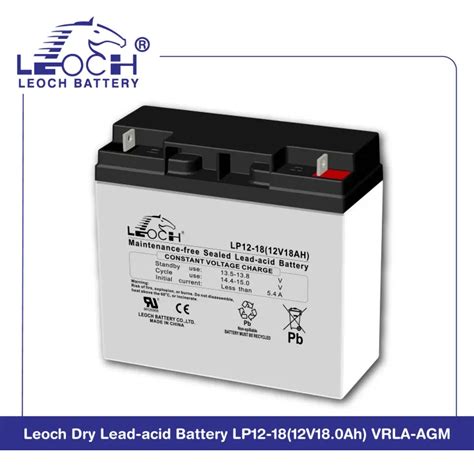 Leoch Dry Lead Acid Battery Lp V Ah Vrla Agm One Click