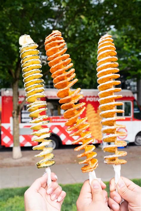 Tornado Potato Food Truck Vancouver Deep Fried Spiral Potato