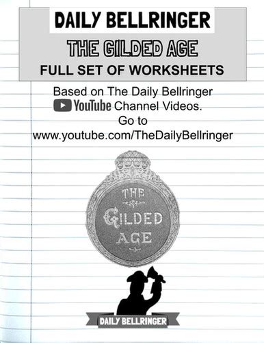 The Gilded Age Full Worksheet Pack With Answer Key 14 Worksheets Mysite