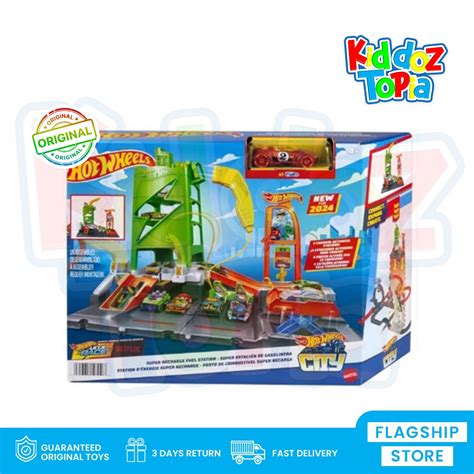 Hot Wheels HOTWHEELS City Super Recharge Fuel Station HTN Shopee Philippines