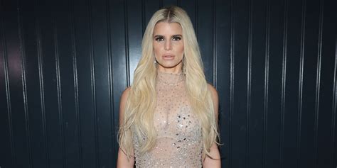 Jessica Simpson Dons A Sparkly Naked Dress For Her Th Birthday