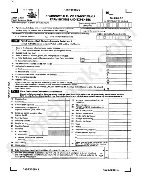 Free Printable Pa Tax Forms Printable Forms Free Online