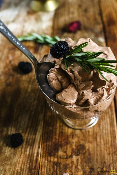 keto chocolate mousse  ingredients  minutes