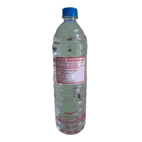 Liquid Litre Battery Distilled Water Packaging Type Bottle Grade