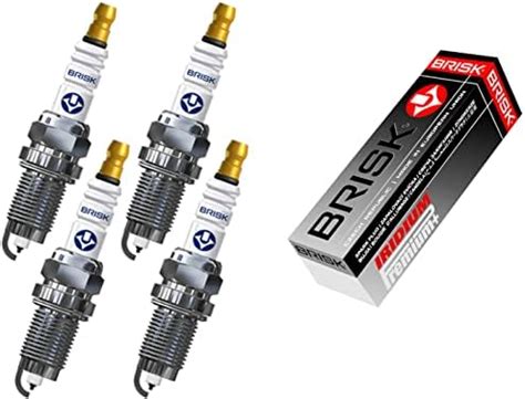 Brisk Iridium Premium+ Plus P2 1620 Spark plugs, 4 pieces : Amazon.co ...