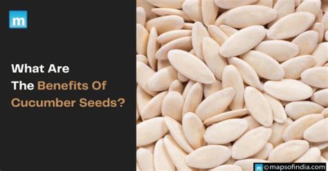 What Are The Benefits Of Cucumber Seeds Benefits