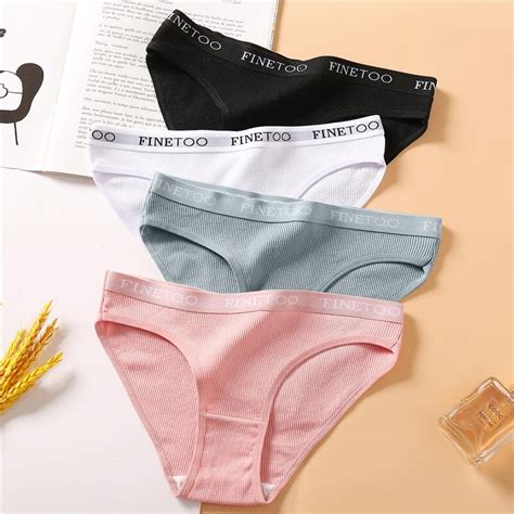 Allofme Pcs Set M Xl Cotton Panties Women Sexy Underwear Panty Lingerie Underpants Briefs