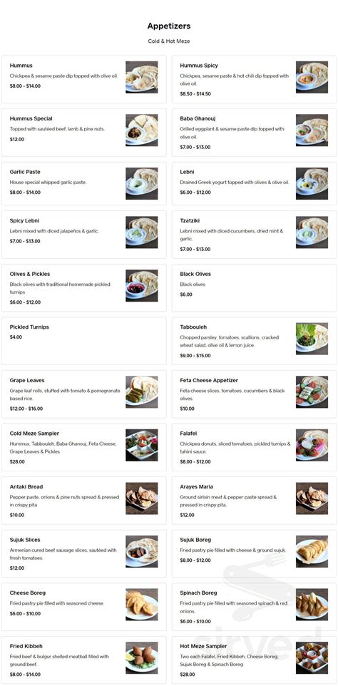 Cafe X2O, Claremont menu in Claremont, California, USA