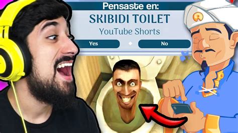 Podr Akinator Adivinar A Los Skibidi Toilets Youtube