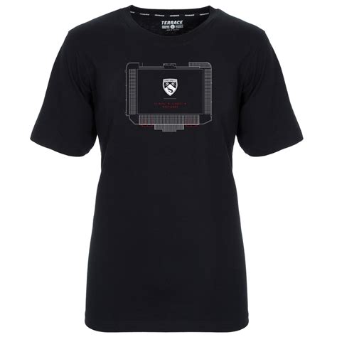 Stadium Black T Shirt Morecambe Football Club