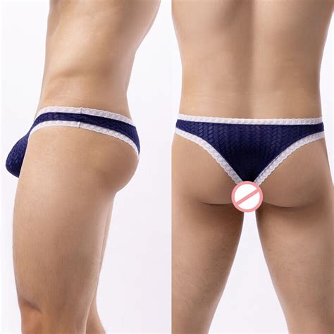 Sexy M Nner Mesh Spitze Unterw Sche Tanga Slips Bikini G String Jockstrap T Ebay