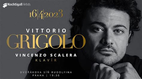 Prague Recital By Tenor Vittorio Grigolo Ministero Degli Affari