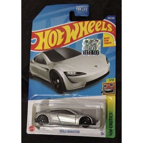 HOT WHEELS TESLA ROADSTER SILVER FACTORY SEALED Shopee Philippines