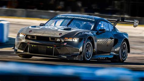 Ford Mustang Gt3 Race Car Makes Appearance At Sebring Ahead Of Debut