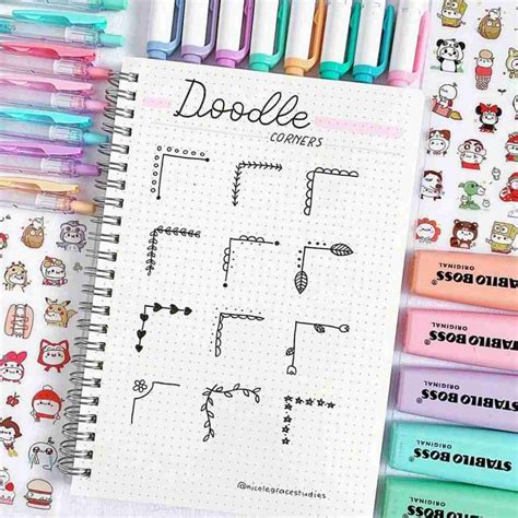 Cute Bullet Journal Doodles Ideas Inspiration Free Printables