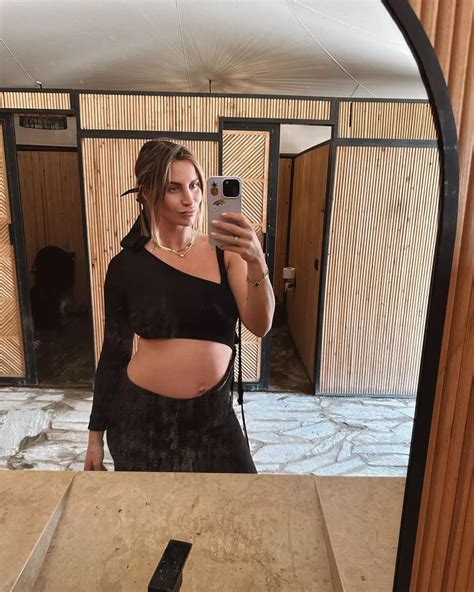 Pregnant Ferne Mccann Unveils Bare Bump In Risqu Bikini On Babymoon Getaway The Mirror