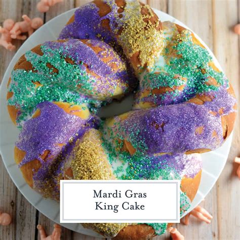 Mardi Gras King Cake Traditional Cake For Fat Tuesday