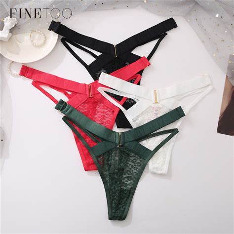 Finetoo Sexy G String Thongs Cross Band Slipje Secret Fashion Panties Brief Lingerie Shopee