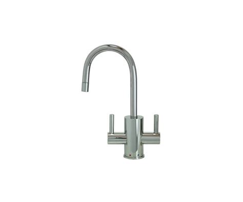 Hot Cold Water Faucet With Contemporary Round Body Handles Mountain Plumbing Products