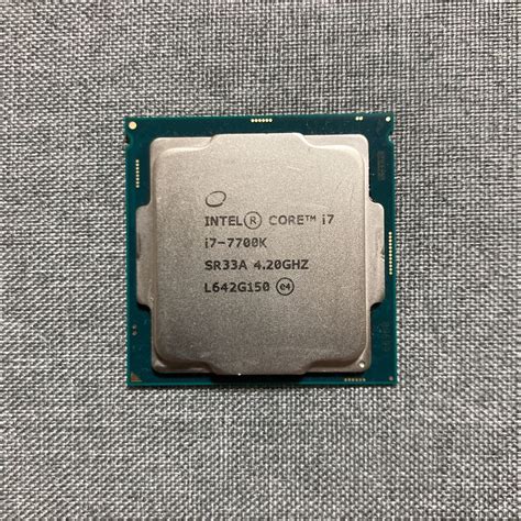 Yahooオークション Intel I7 7700k 4c8t 42ghz Kaby Lake Lga1151