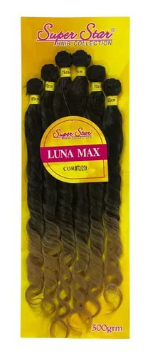 Cabelo 100 Orgânico Luna Max 75cm Ondulado Super Star Frete grátis