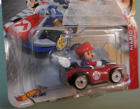 Mario Kart Mario Hotwheels Diecast Nintendo Super Mario Mario Bros Hot Wheels Switch 興趣及