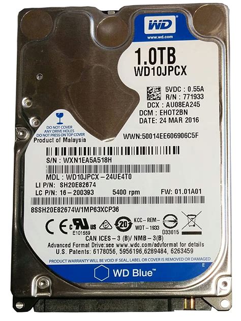 Western Digital WD10JPCX 1 TB HDD (Used)