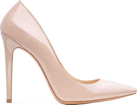 Ginissima Samantha Nude Shoes In V Patent Leather ShopStyle Flats