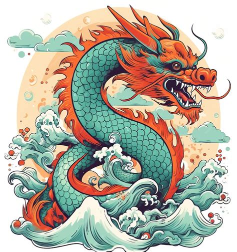 Premium AI Image | Zodiac sign year of the Dragon Chinese dragonHistory ...