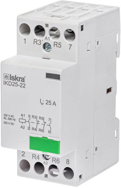 Контактор Iskra IKD25-22 25A 2NO+2NC 4P AC/DС 220/240В 50/60 Гц ...