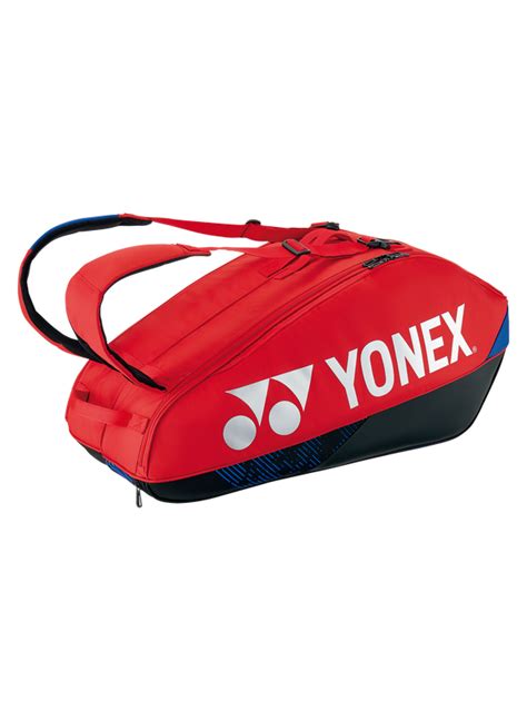 Yonex Pro Racquet 6 Pack Tennis Bag Scarlet